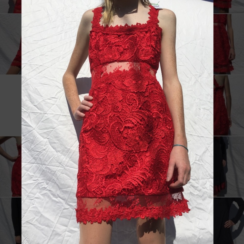 Masquerade Red Party dress
